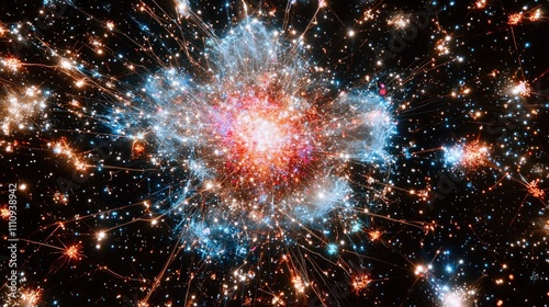 Wallpaper Mural Cosmic Fireworks: A Stunning Nebula Display Torontodigital.ca