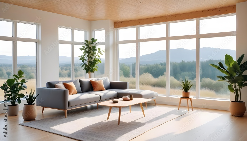 Scandinavian living room interior design zoom background Scandinavian living room interior design zoom background