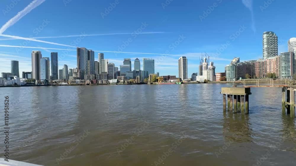 Canary Wharf London City View 