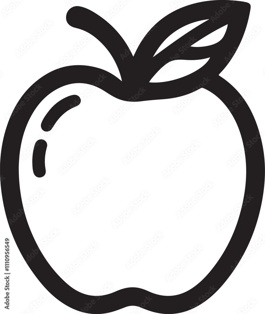 apple with leaf apple with leaf