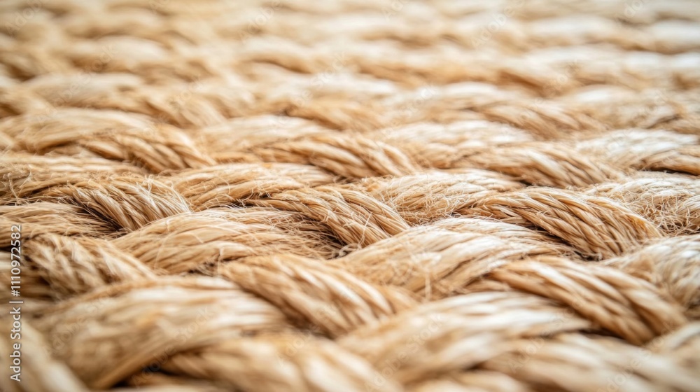 Close-up of Woven Natural Fiber Texture Close-up of Woven Natural Fiber Texture