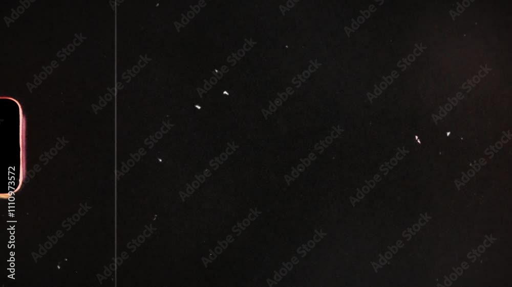 Vintage film effect with dust and scratches overlay, giving an old vintage or damaged look to videos