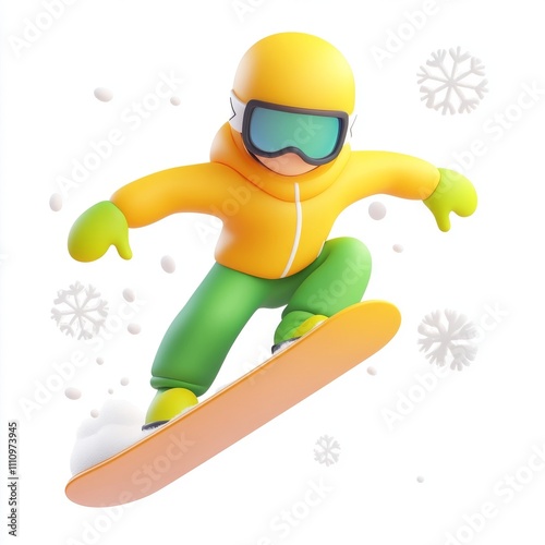 snowboarder jumping in the air