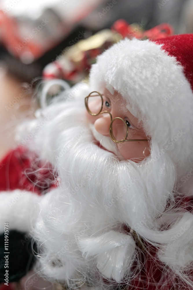 visage du père Noël visage du père Noël