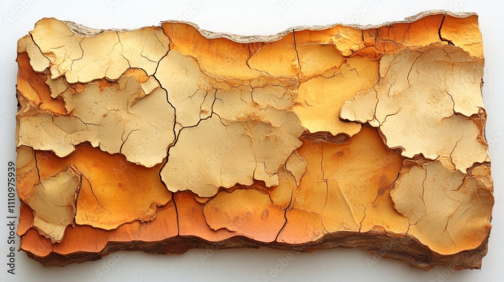 A Close-Up View of Cracked and Peeling Tree Bark A Close-Up View of Cracked and Peeling Tree Bark