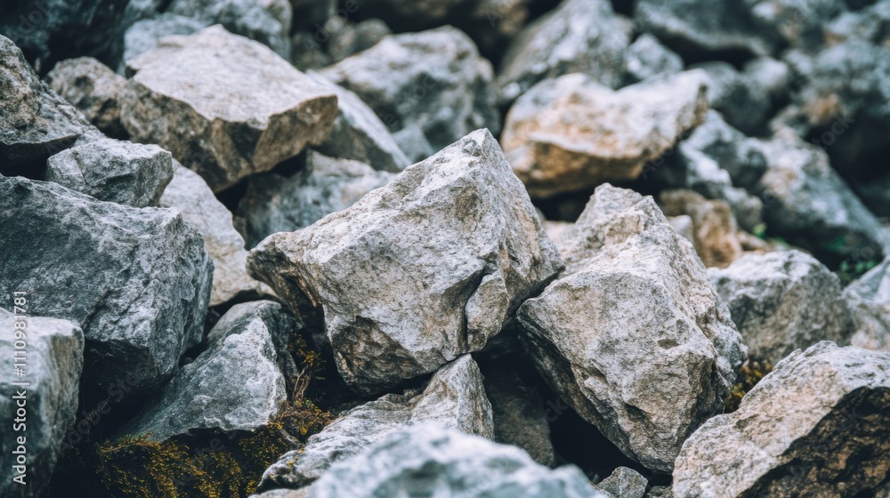 A Close-up of Gray and Brown Rocks in a Pile A Close-up of Gray and Brown Rocks in a Pile