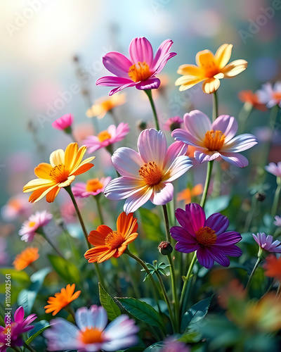 The flowers that bloom are so beautiful with various colors