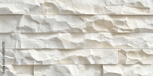 Stunning White Stone Wall Design: A Modern Architectural Marvel