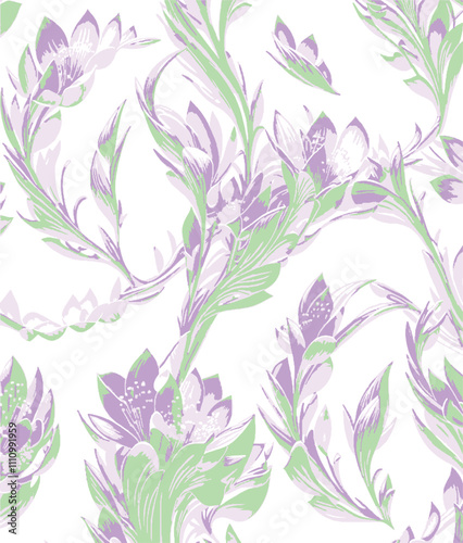 big flowers pattern,tropical floral, small flowers , flowers with leaves,upscale floral pattern.graphical textures floral,trendy colors pattern,flowers background with leaves,vector illustration.