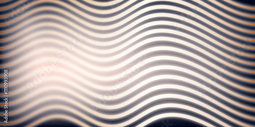  dark grey smooth sea line wavey glowing shiny lines effect vector background. Light trail wave, fire path trace line and incandescence curve twirl.