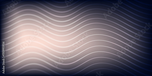 dark grey smooth sea line wavey glowing shiny lines effect vector background. Light trail wave, fire path trace line and incandescence curve twirl.
