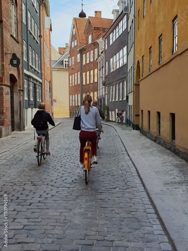 Photography fietsen door de stad