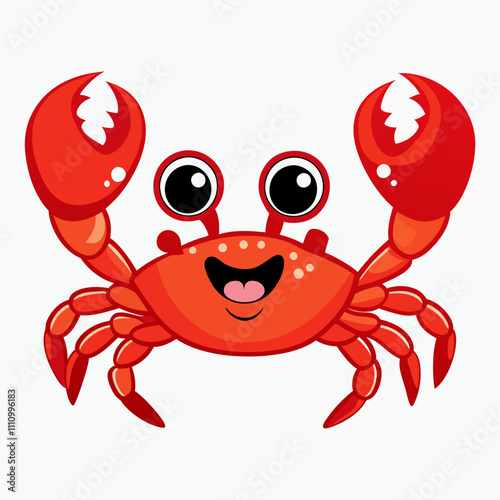 cartoon drawing crab