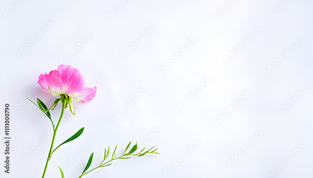 Vivid colorful flower isolated on a white background, ideal for poetry, song lyrics, and creative copy space in artistic compositions Vivid colorful flower isolated on a white background, ideal for poetry, song lyrics, and creative copy space in artistic compositions