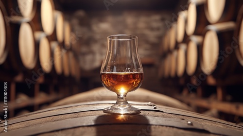 Whisky Tasting in a Barrel Cellar: A Golden Elixir