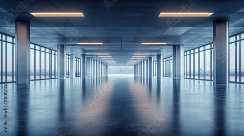 Vast Modern Office Space with Panoramic City Views