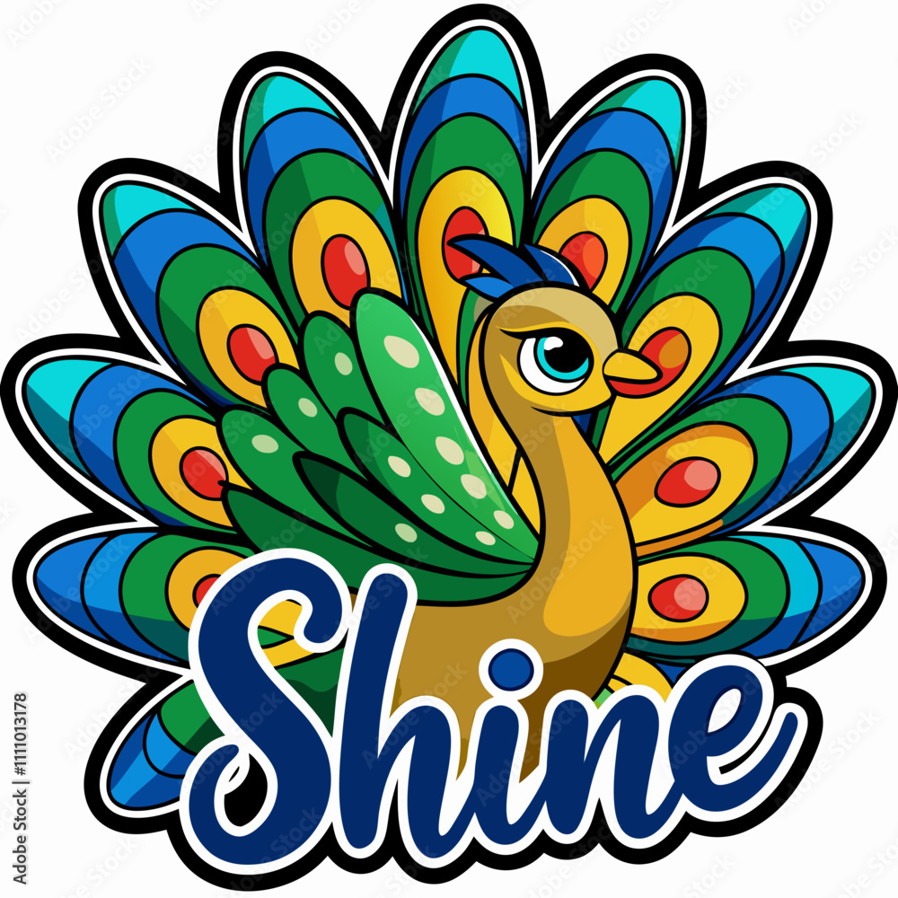 Obraz premium STICKER DESIGN OF SHINE