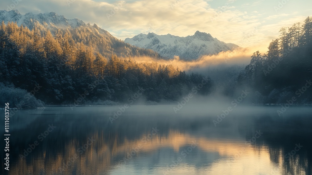Foggy Morning in the Forest Scenic Nature Photography Foggy Morning in the Forest Scenic Nature Photography