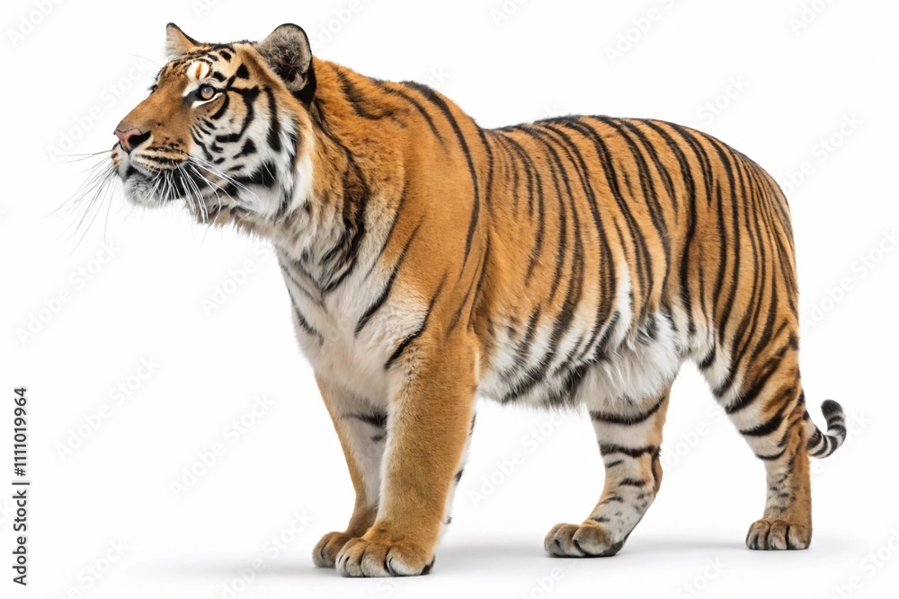 tiger isolated on white background tiger isolated on white background