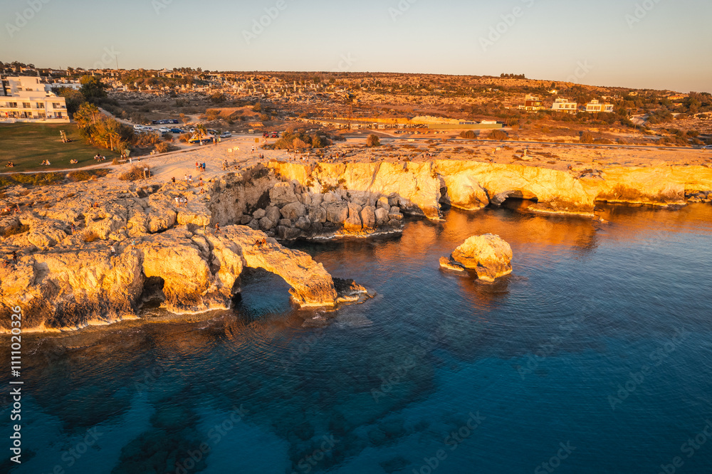 Sunset Over Natural Arch