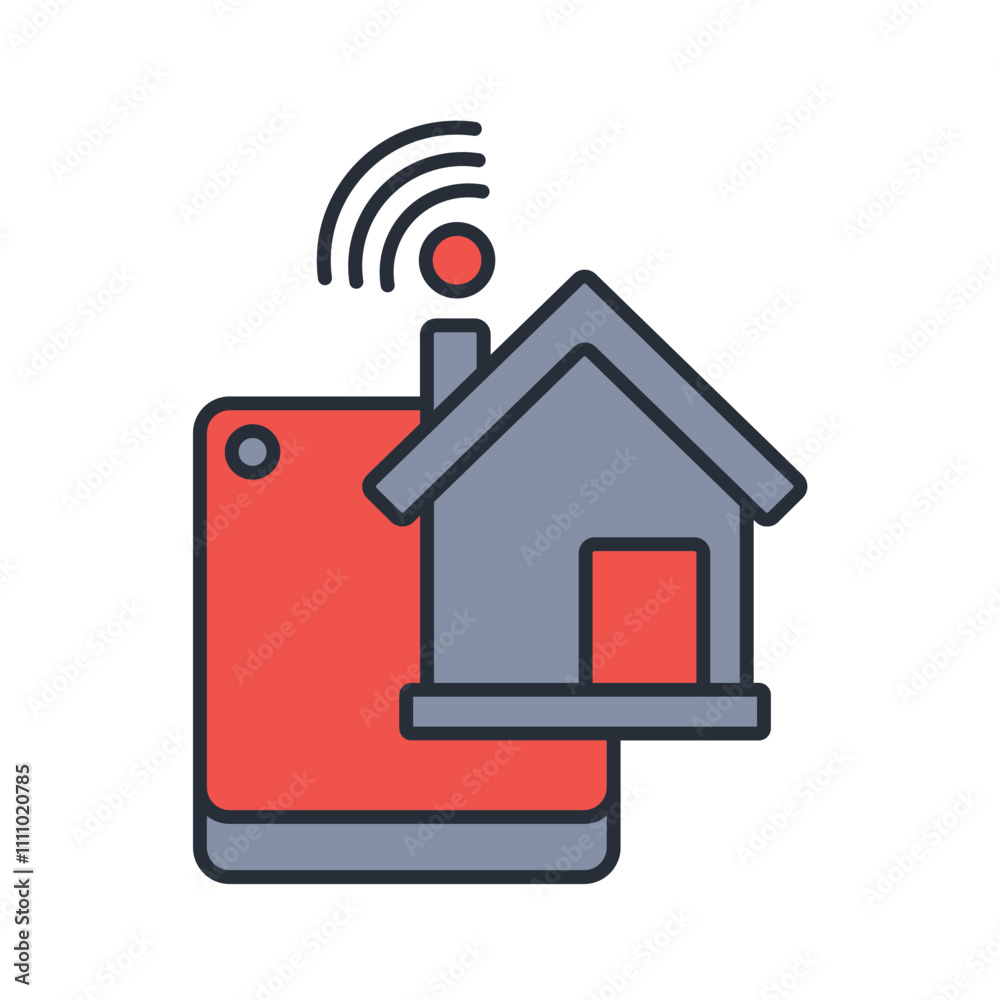 Smart hub icon. vector.Editable stroke.linear style sign for use web design,logo.Symbol illustration. Smart hub icon. vector.Editable stroke.linear style sign for use web design,logo.Symbol illustration.