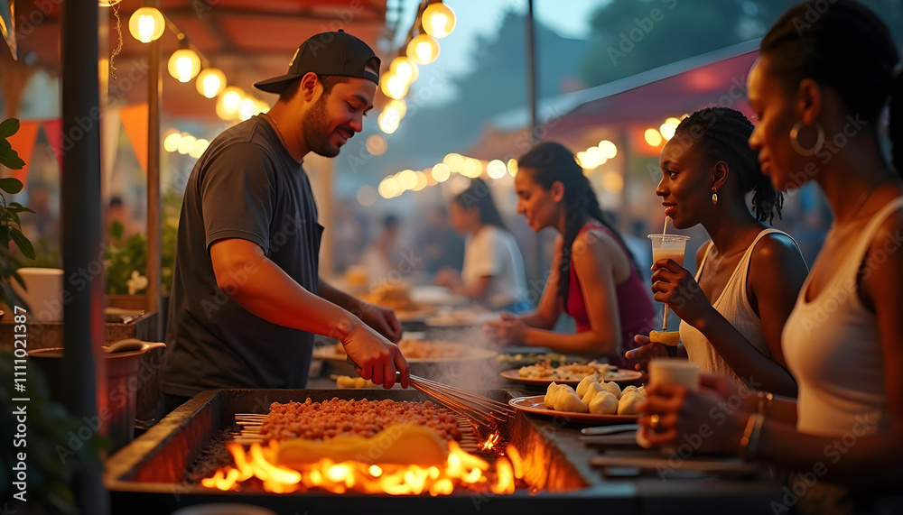 Delicious street food dengan various options. Delicious street food dengan various options.