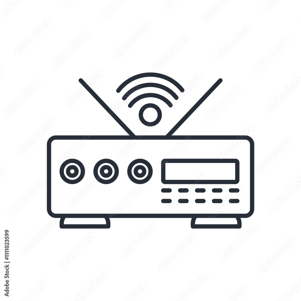 Wifi router icon. vector.Editable stroke.linear style sign for use web design,logo.Symbol illustration. Wifi router icon. vector.Editable stroke.linear style sign for use web design,logo.Symbol illustration.