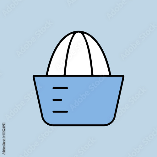 Lemon squeezer vector icon. Kitchen appliance