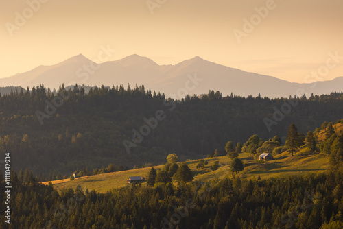 Obraz na płótnie Calimani Mountains - Transylvania, Romania w salonie