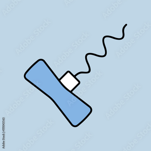 Corkscrew vector icon. Kitchen appliances