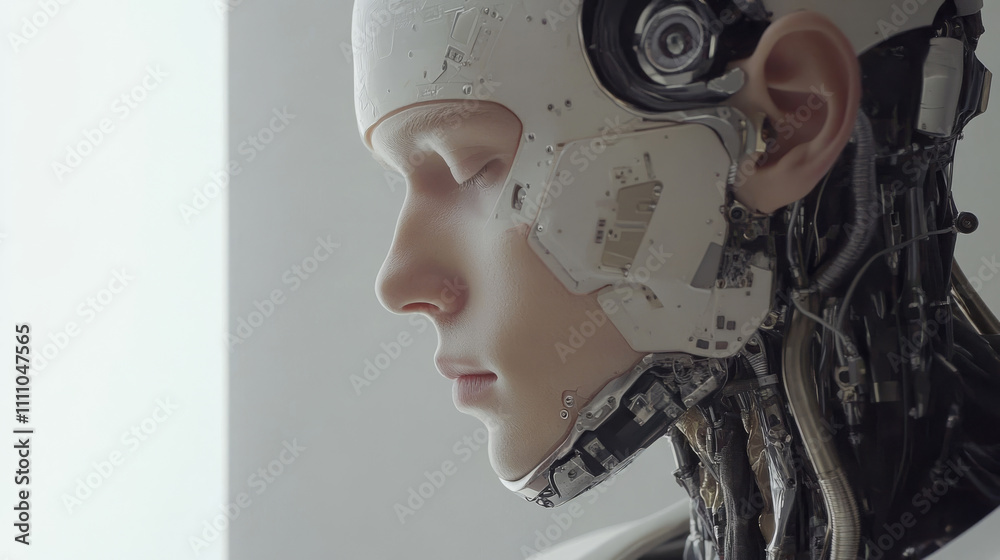 Fusion of Mind and Machine: AI Intelligence Concept Illustration. A digital representation of AI intelligence within the human form, symbolizing the seamless blend of technology and the human mind. Fusion of Mind and Machine: AI Intelligence Concept Illustration. A digital representation of AI intelligence within the human form, symbolizing the seamless blend of technology and the human mind.