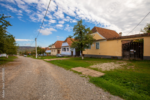 Obraz na płótnie Viscri - Traditional Village in Transylvania, Romania w salonie