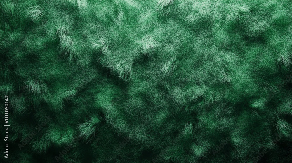 Abstract Green Fur Texture Abstract Green Fur Texture