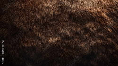 Close-up of Brown Animal Fur Texture photo