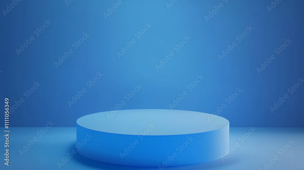 Sci-Fi Futuristic Podium, Futuristic blue Glowing Empty Showcase.Blank product pedestal for product presentation.Future background for design technology Sci-fi interior concept.3d Rendering. Sci-Fi Futuristic Podium, Futuristic blue Glowing Empty Showcase.Blank product pedestal for product presentation.Future background for design technology Sci-fi interior concept.3d Rendering.