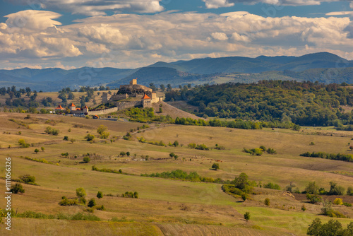 Obraz na płótnie Rupea Fortress - Historic Castle in Romania w salonie