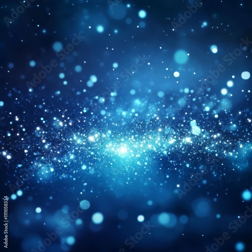 Cancer constellation shimmering in a sea of deep blue and silver  Cancer constellation glow  serene cosmic beauty
