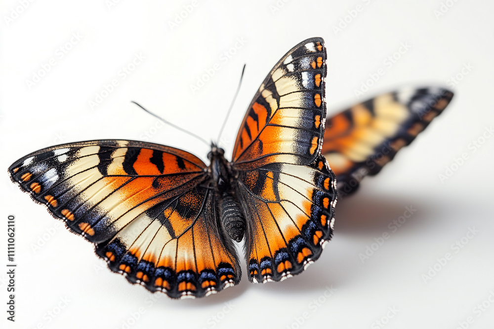 A Close Up View Of A Beautiful Butterfly A Close Up View Of A Beautiful Butterfly
