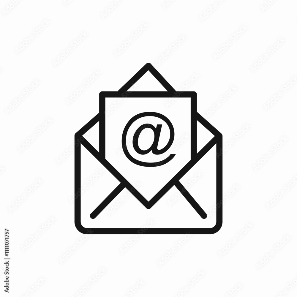 mail letter open read icon sign vector mail letter open read icon sign vector