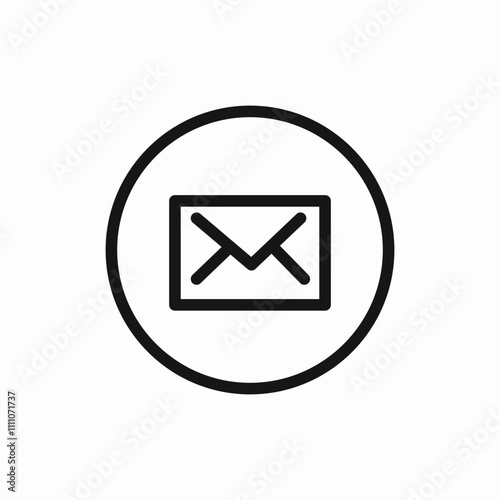 mail letter envelope icon sign vector
