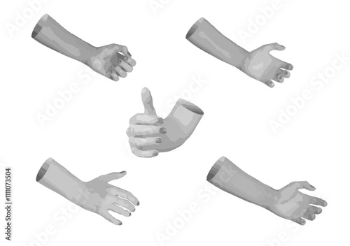 Hands holding something, space for product presenting, advertisi