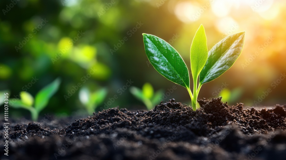 Sunrise Sprout: A New Beginning in Nature Sunrise Sprout: A New Beginning in Nature