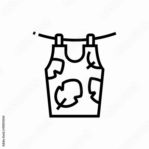 sleeveless clothing icon sign vector