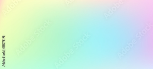 Vibrant ombre rainbow background with blurry Y2K gradient and soft holograph effect. Iridescent and chrome textures in neon colors.