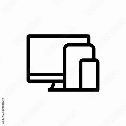 electronic devices icon sign vector