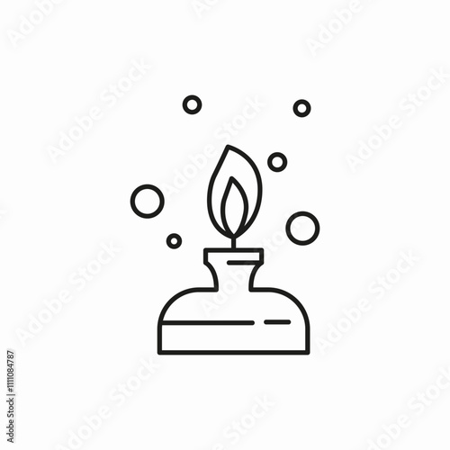 chemistry lab icon sign vector