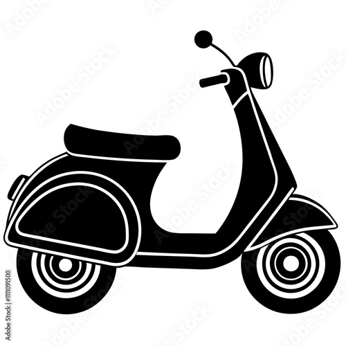 scooter vector illustration