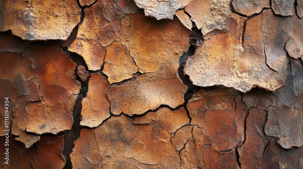 Close-up of Cracked and Weathered Tree Bark Close-up of Cracked and Weathered Tree Bark