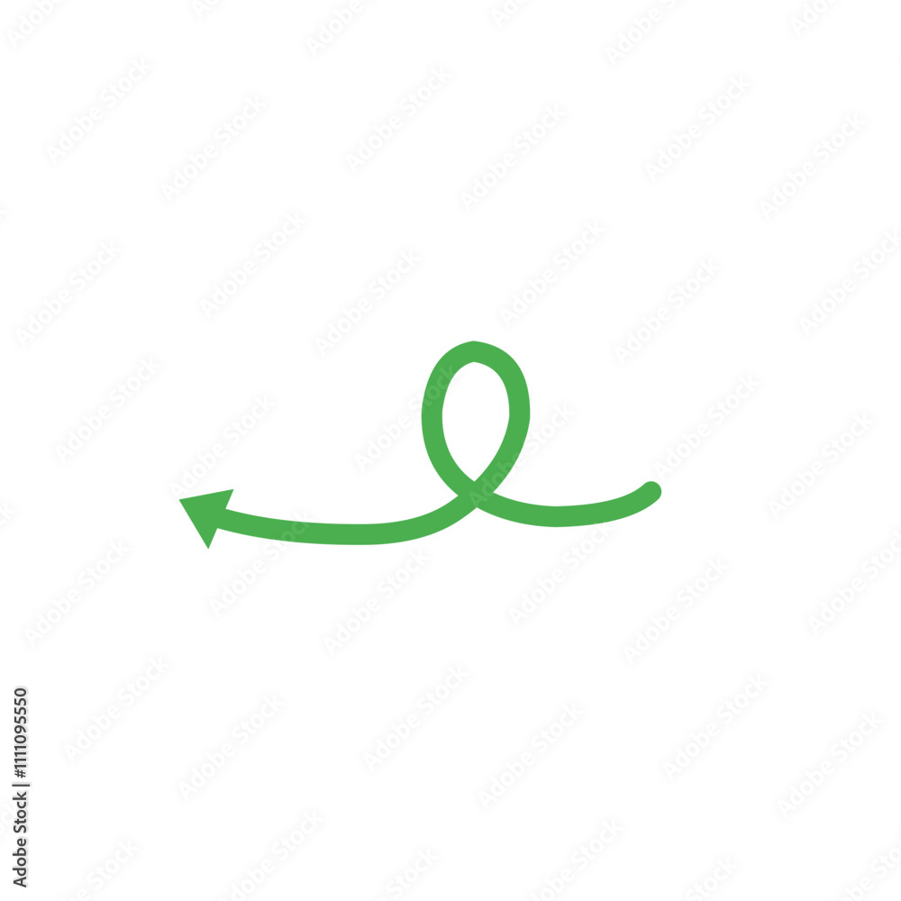 green arrow vector