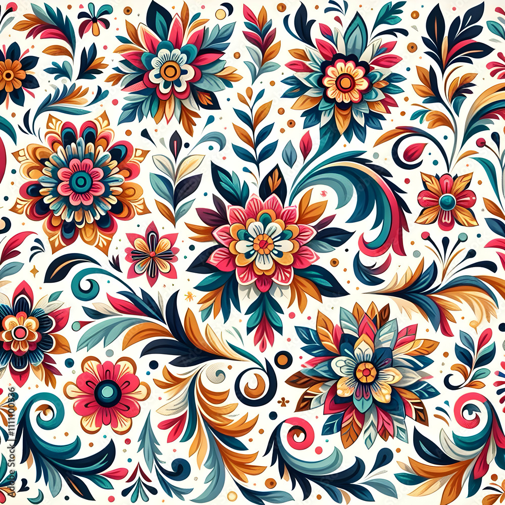 abstract seamless flower pattern abstract seamless flower pattern